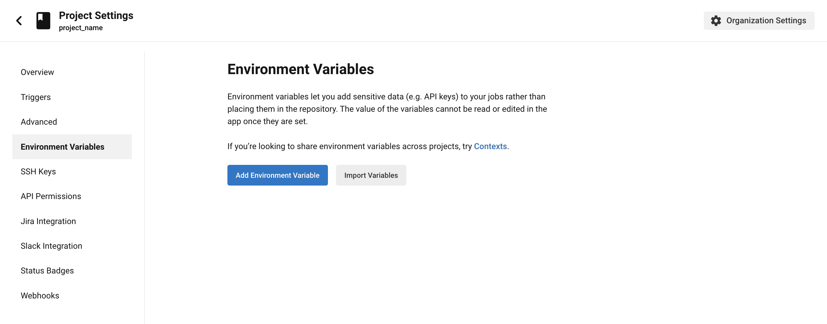 Environment Variables