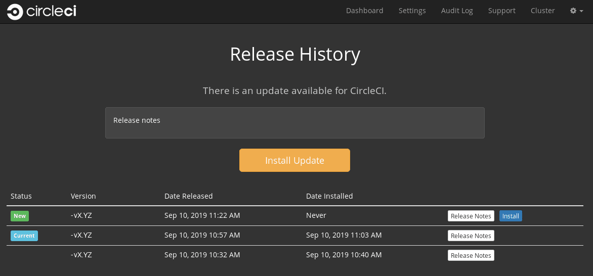 View Available Releases